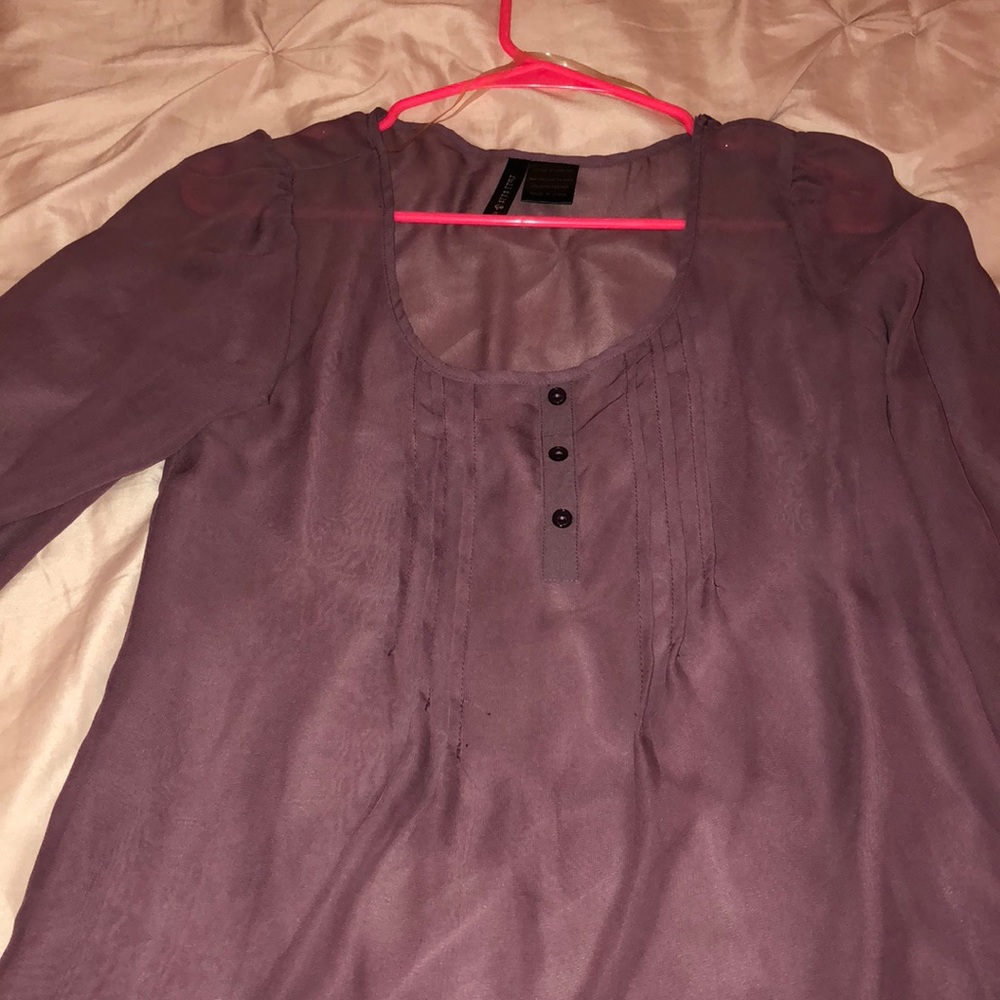 Purple blouse